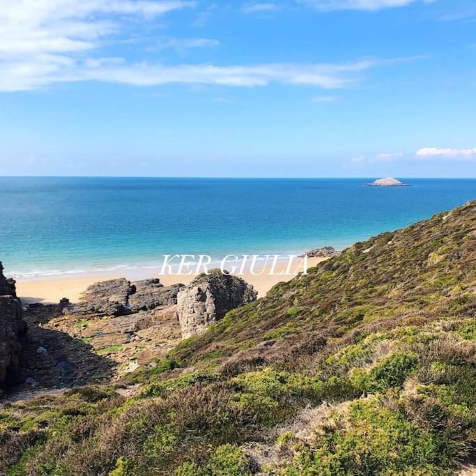 Maison neuve 4 étoiles plain-pied proche de la mer Plurien Esterno foto