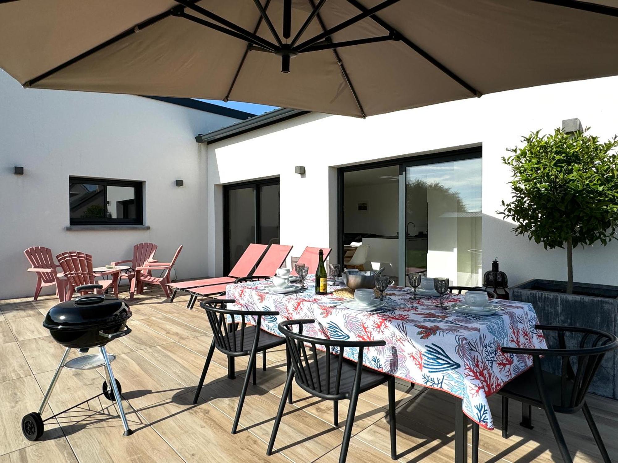 Maison neuve 4 étoiles plain-pied proche de la mer Plurien Esterno foto
