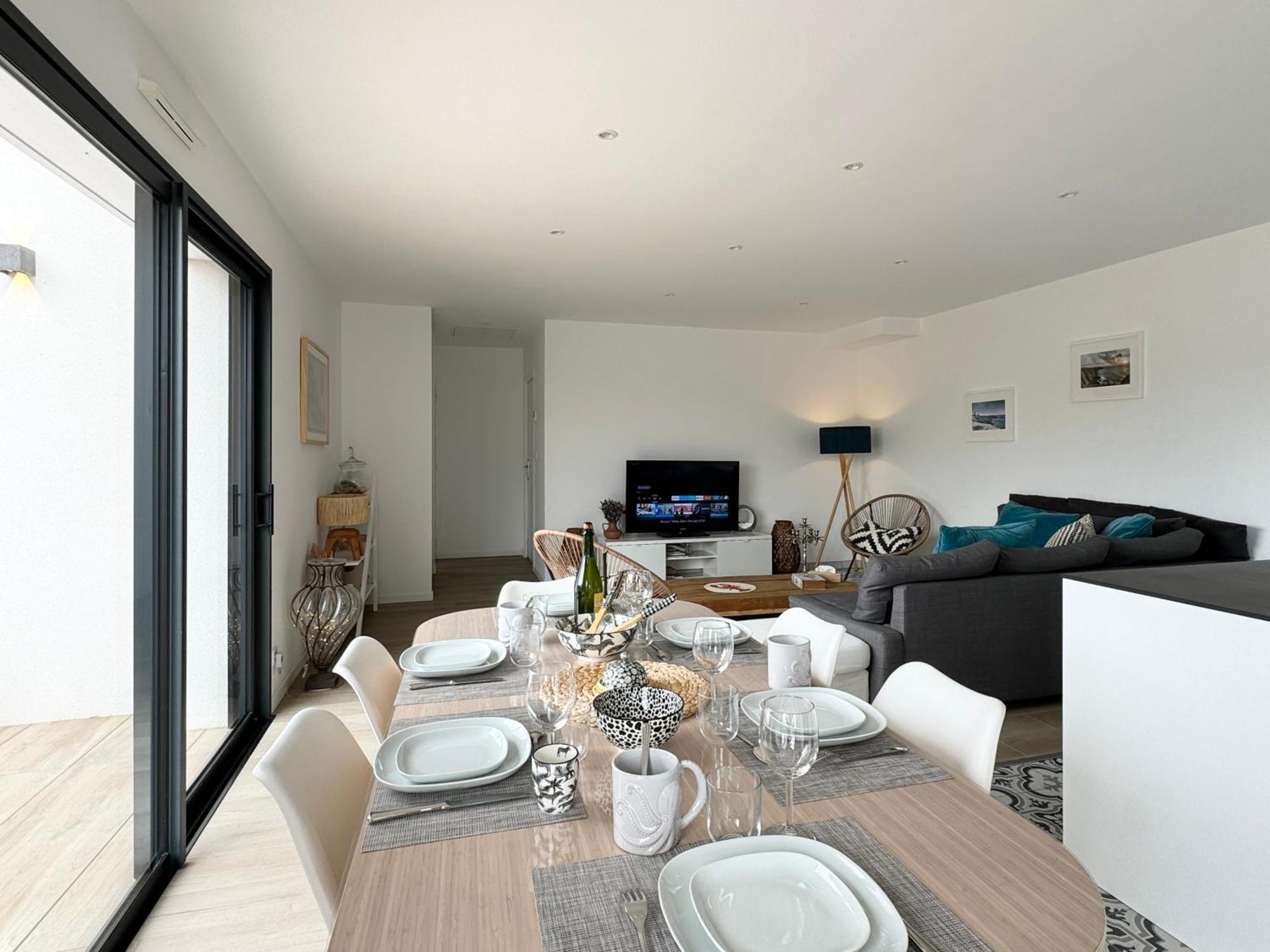 Maison neuve 4 étoiles plain-pied proche de la mer Plurien Esterno foto